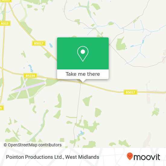 Pointon Productions Ltd. map