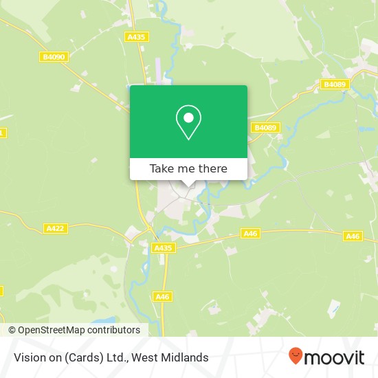 Vision on (Cards) Ltd. map