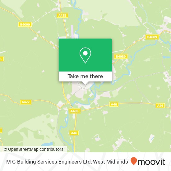 M G Building Services Engineers Ltd map