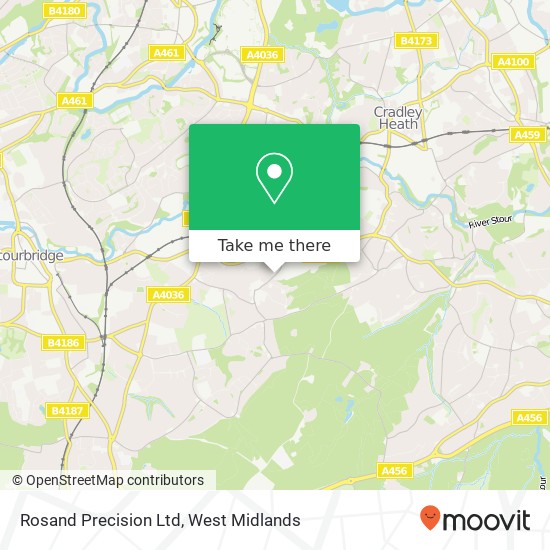 Rosand Precision Ltd map