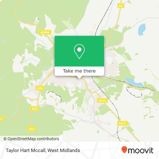 Taylor Hart Mccall map