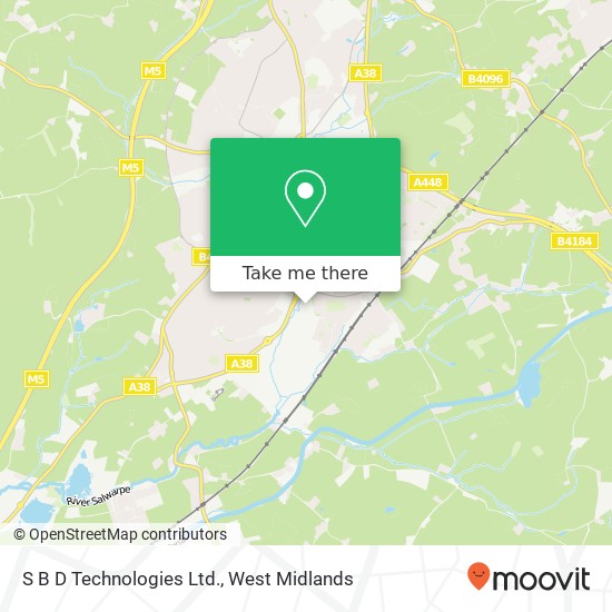 S B D Technologies Ltd. map