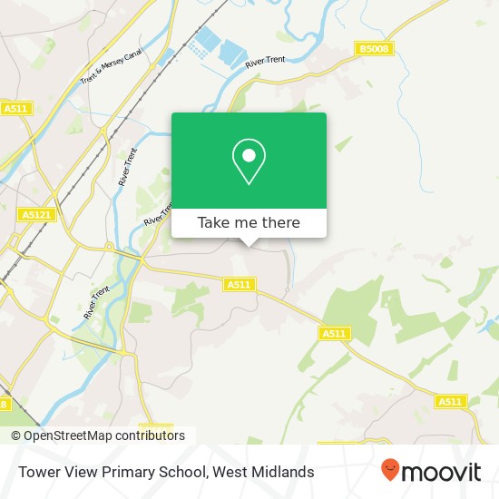 Tower View Primary School map