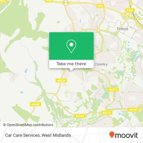 Car Care Services map