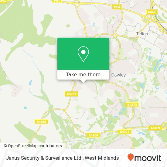 Janus Security & Surveillance Ltd. map