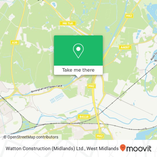 Watton Construction (Midlands) Ltd. map
