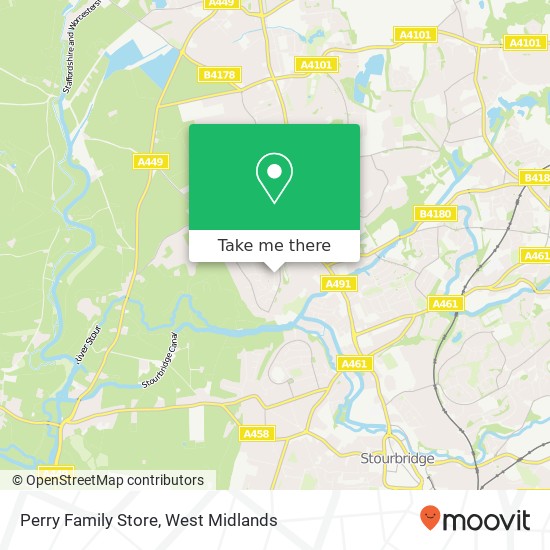 Perry Family Store map