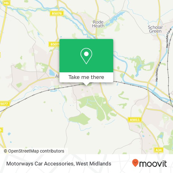 Motorways Car Accessories map