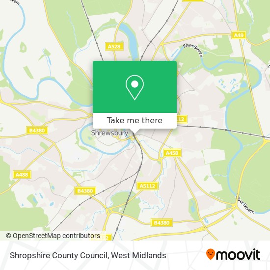Shropshire County Council map