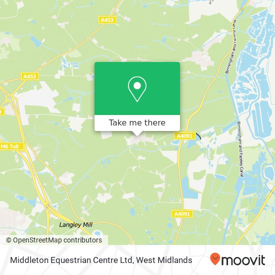 Middleton Equestrian Centre Ltd map
