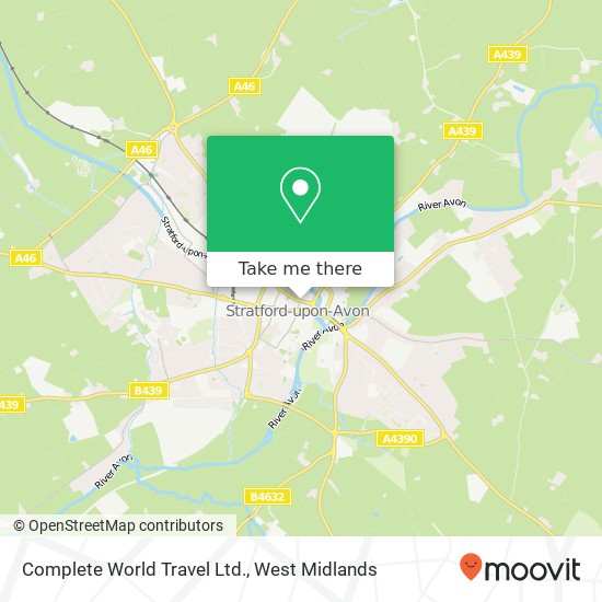 Complete World Travel Ltd. map