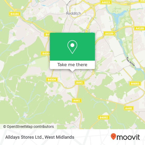Alldays Stores Ltd. map