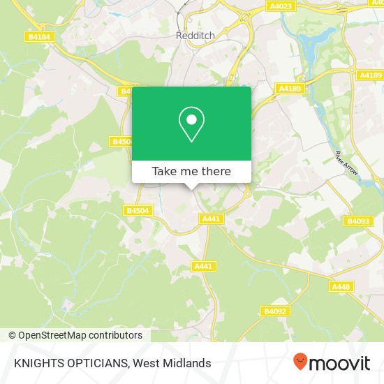 KNIGHTS OPTICIANS map