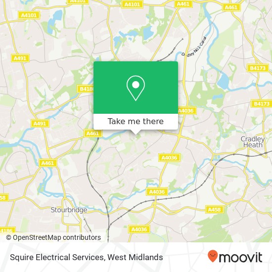 Squire Electrical Services map