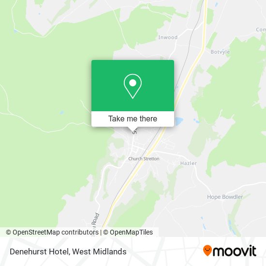 Denehurst Hotel map