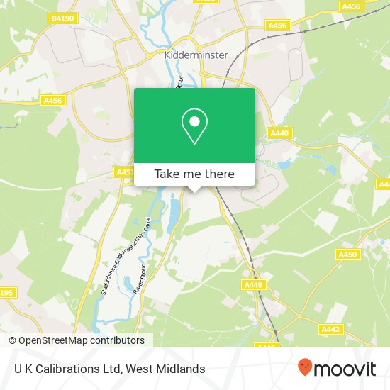 U K Calibrations Ltd map