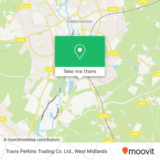 Travis Perkins Trading Co.  Ltd. map