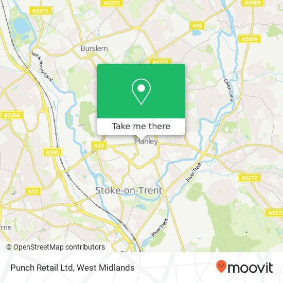 Punch Retail Ltd map