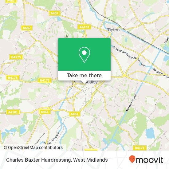 Charles Baxter Hairdressing map