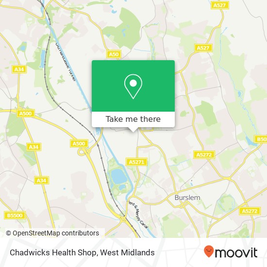 Chadwicks Health Shop map