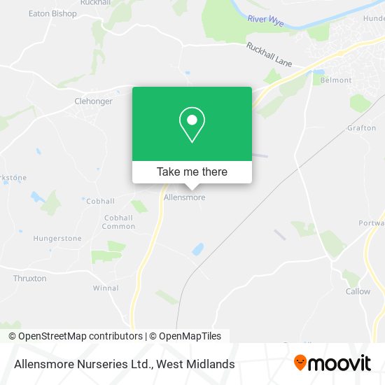 Allensmore Nurseries Ltd. map