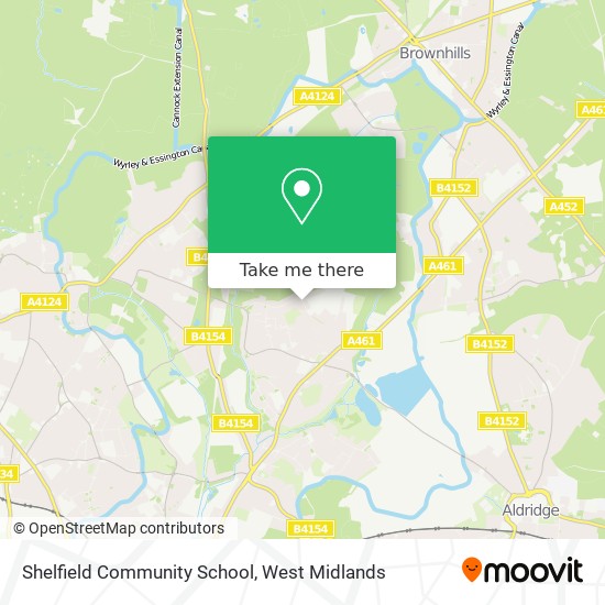 Shelfield Community School map