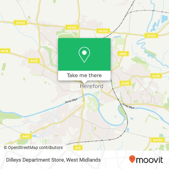 Dilleys Department Store map