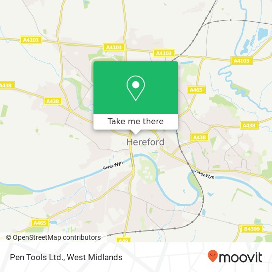 Pen Tools Ltd. map