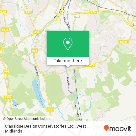 Classique Design Conservatories Ltd. map