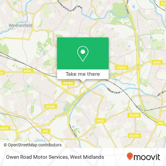 Owen Road Motor Services map
