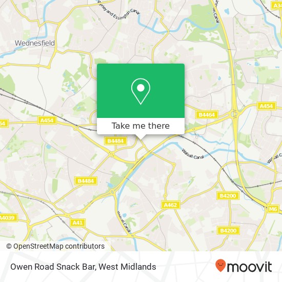 Owen Road Snack Bar map