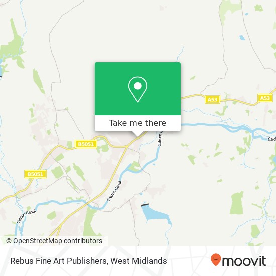 Rebus Fine Art Publishers map