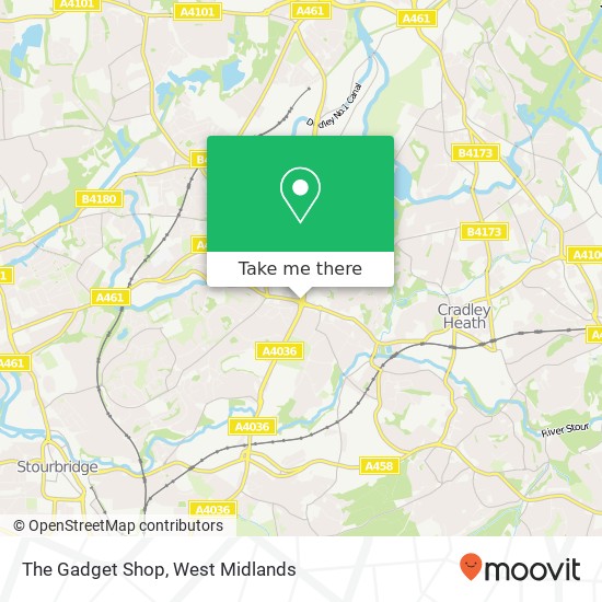 The Gadget Shop map