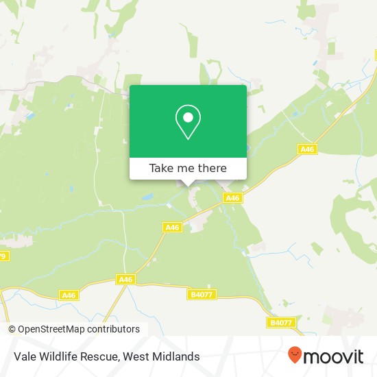 Vale Wildlife Rescue map