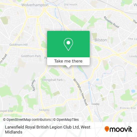 Lanesfield Royal British Legion Club Ltd map