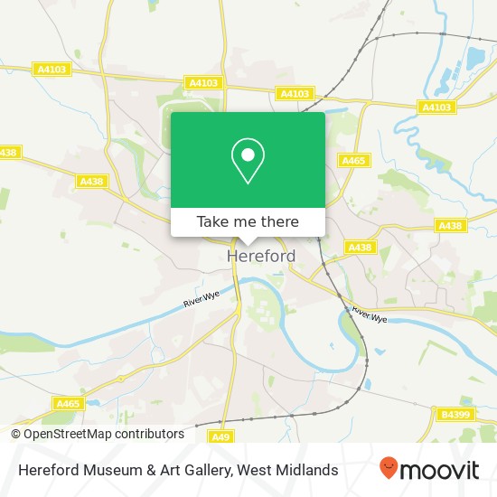 Hereford Museum & Art Gallery map