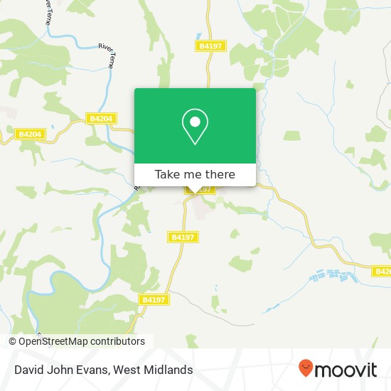 David John Evans map