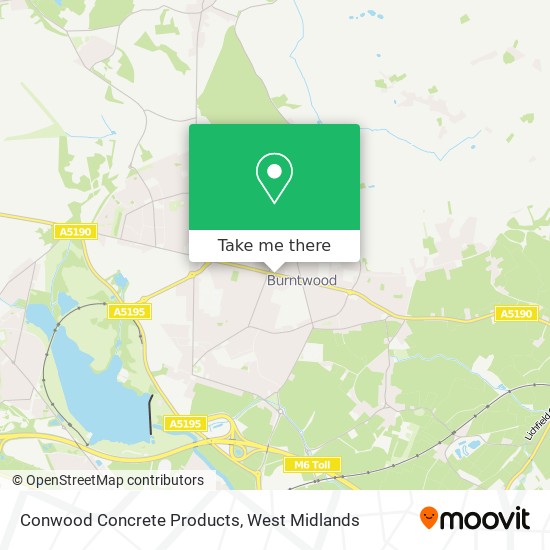 Conwood Concrete Products map