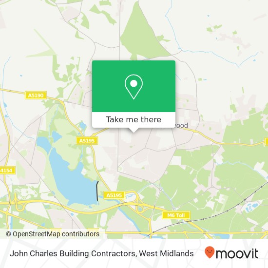 John Charles Building Contractors map