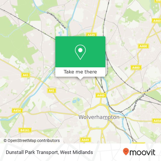 Dunstall Park Transport map