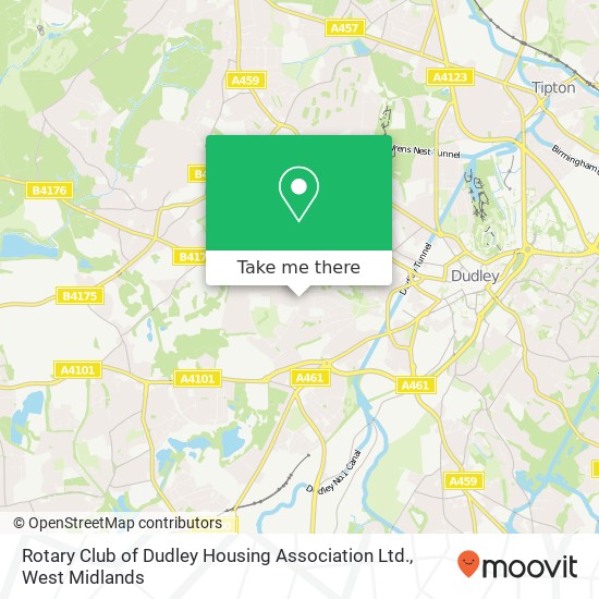 Rotary Club of Dudley Housing Association Ltd. map