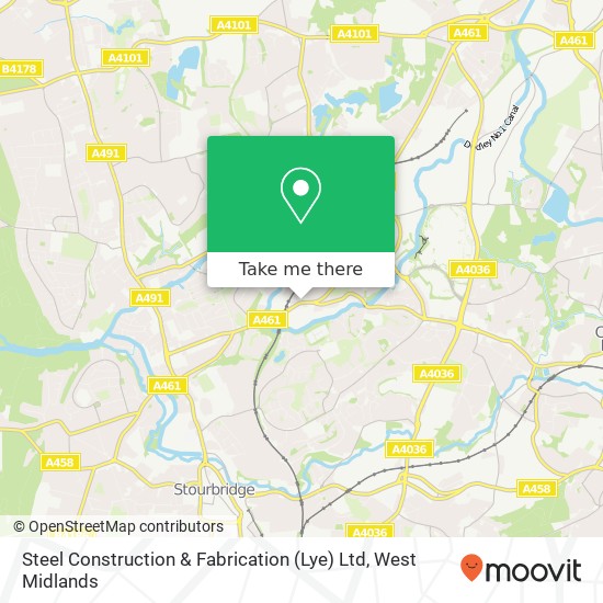 Steel Construction & Fabrication (Lye) Ltd map