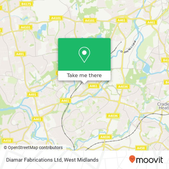 Diamar Fabrications Ltd map