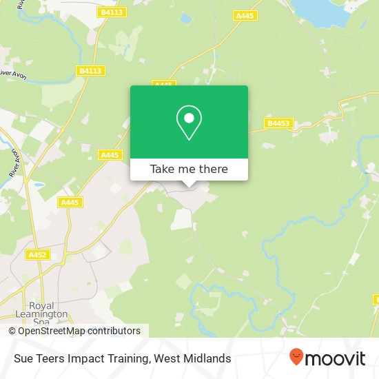 Sue Teers Impact Training map