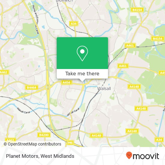 Planet Motors map