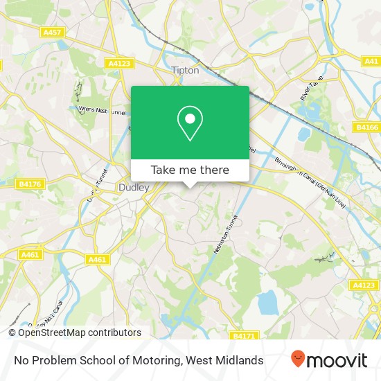 No Problem School of Motoring map