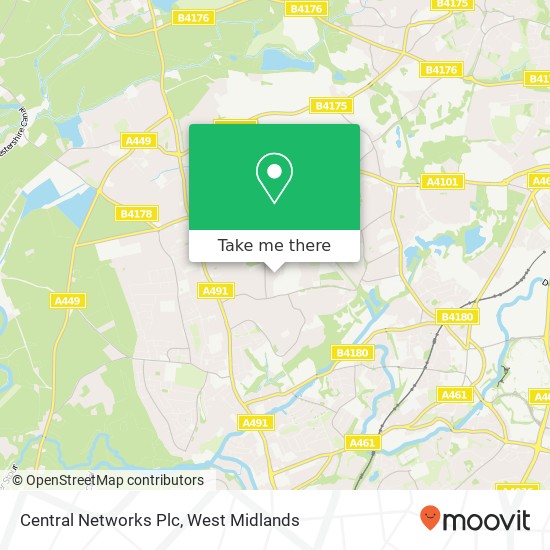 Central Networks Plc map