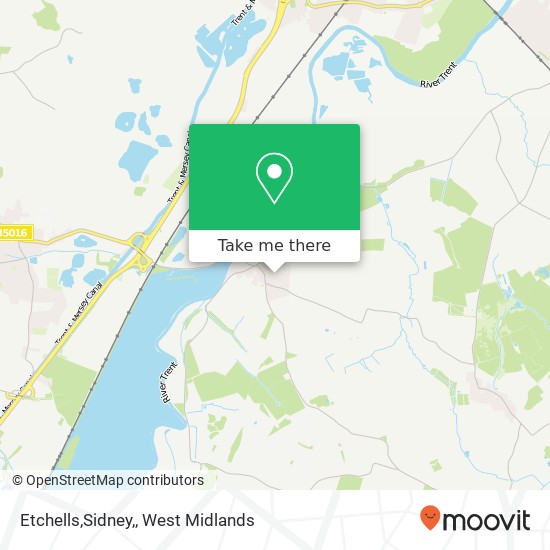 Etchells,Sidney, map