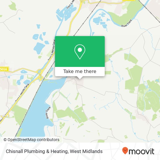Chisnall Plumbing & Heating map