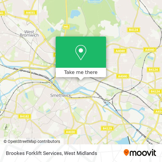 Brookes Forklift Services map